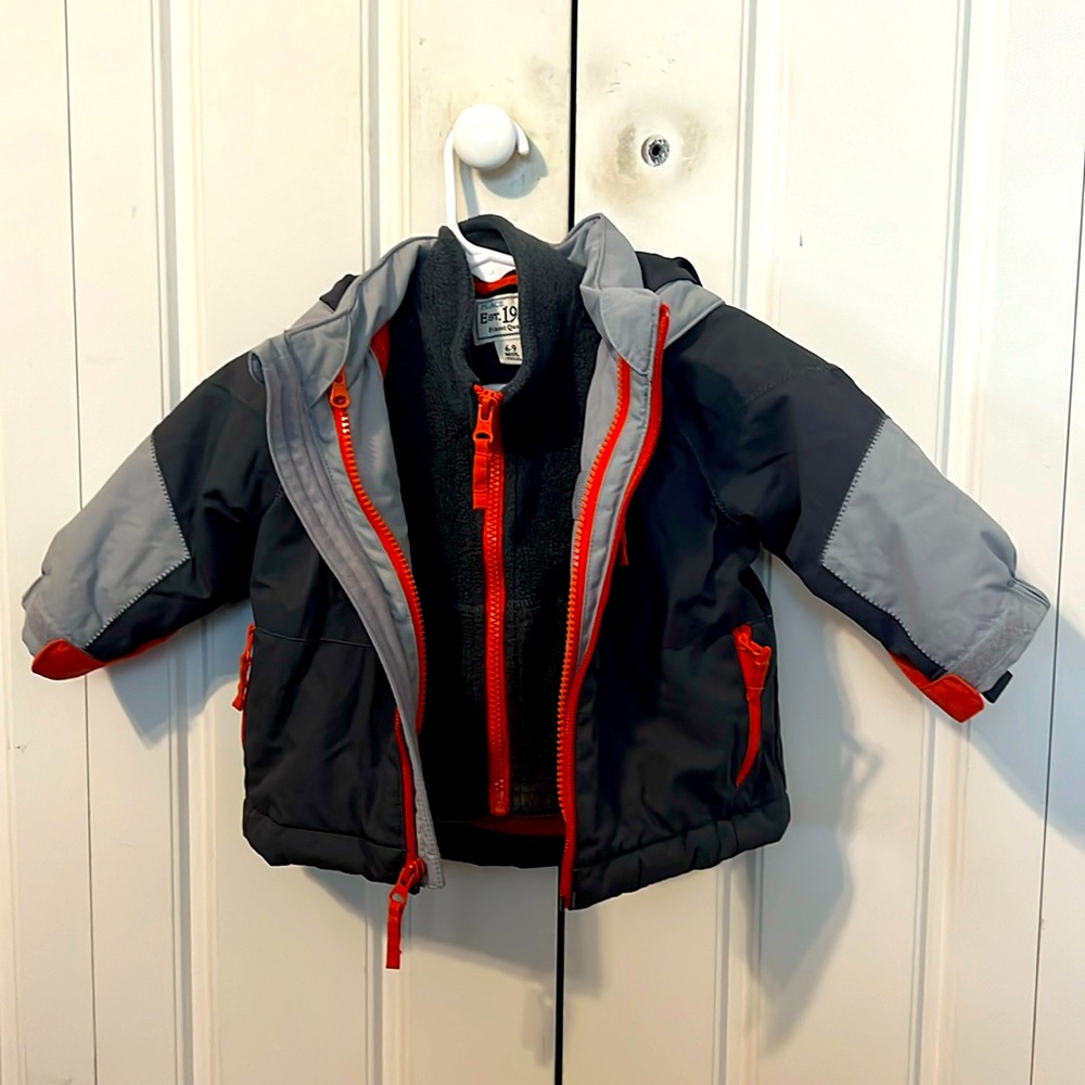 Poace est 1989 grey two piece jacket